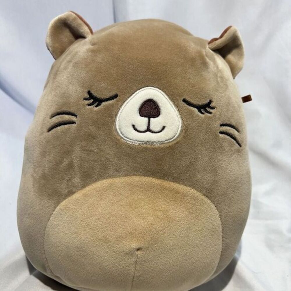 Original Squishmallow KellyToy Maisha‎ The Beaver 8" Plush Stuffed Animal